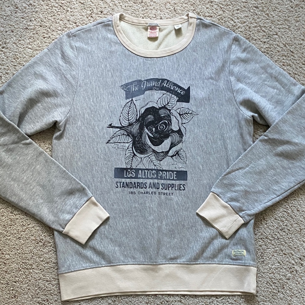 Scotch and Soda “The Grand Alliance Inc” Sweatshirt. Size M.